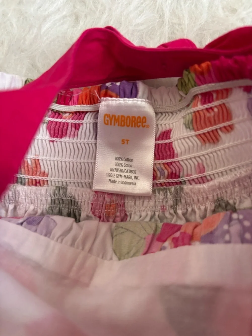 Gymboree Girls Colorful Tropical Floral Halter Sundress